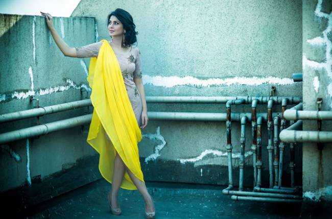 jennifer winget in yellow dress