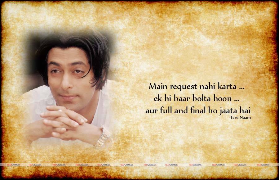 tere naam movie dialogues